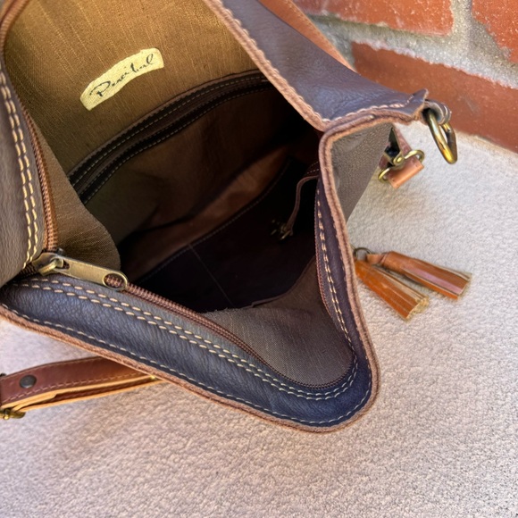 Percibal Artisian Leather Crossbody Fold-over bag | Etsy $155 - Picture 10 of 12